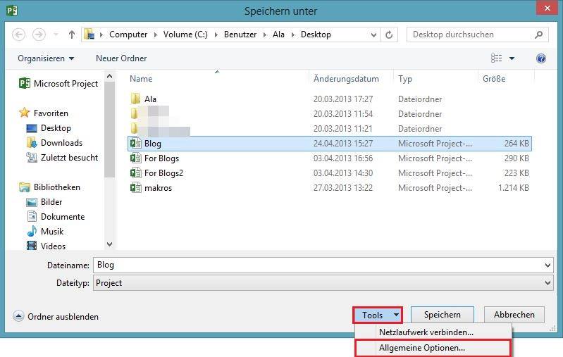 MS_Project_2013_Dialogfenster_Speichern_unter
