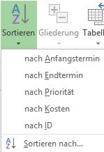 Sortieren