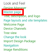 masterpage