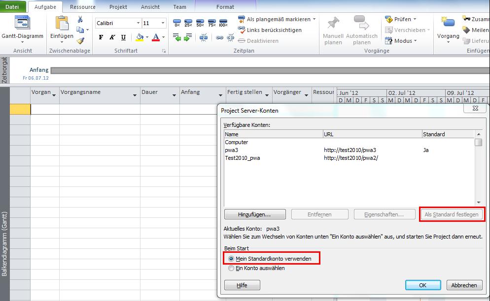 MS_Project_Professional_2010_default_Konto_einrichten