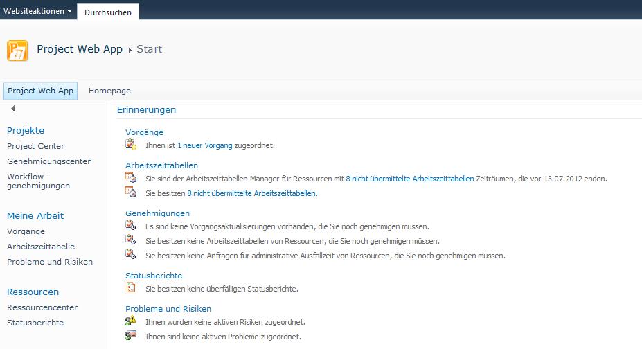 MS_Project_Server_2010_Startseite
