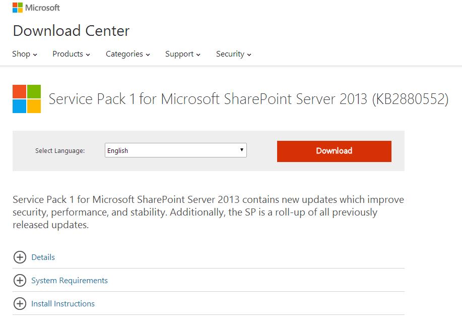 SP1 SharePoint