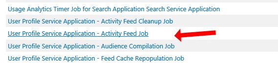 SharePoint User Profile Job