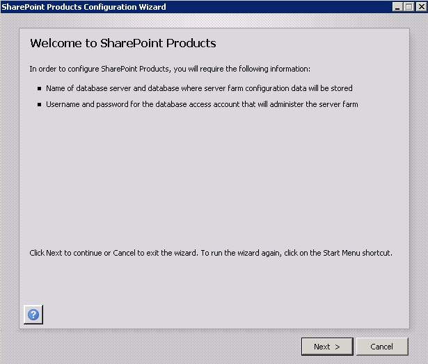 SharePoint Installationswizard Final 07