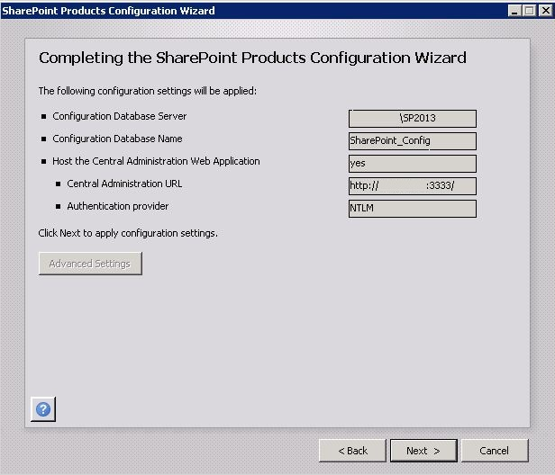 SharePoint Installationswizard Final 13