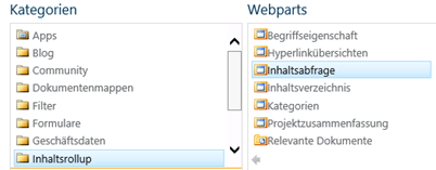 1.SharePoint2013Webpartauswahl