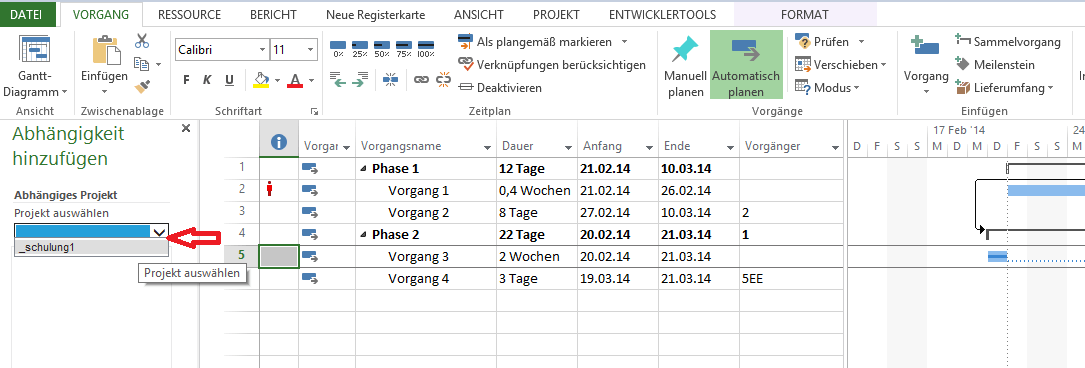 Verwalten von Abhängigkeiten 5