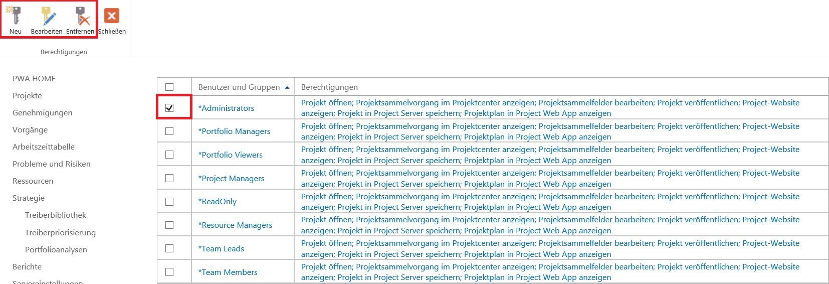 Vorhandene_Projektberechtigung