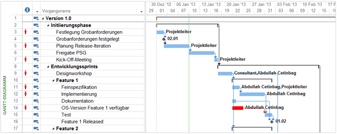 Microsoft Projektmanagement Tool