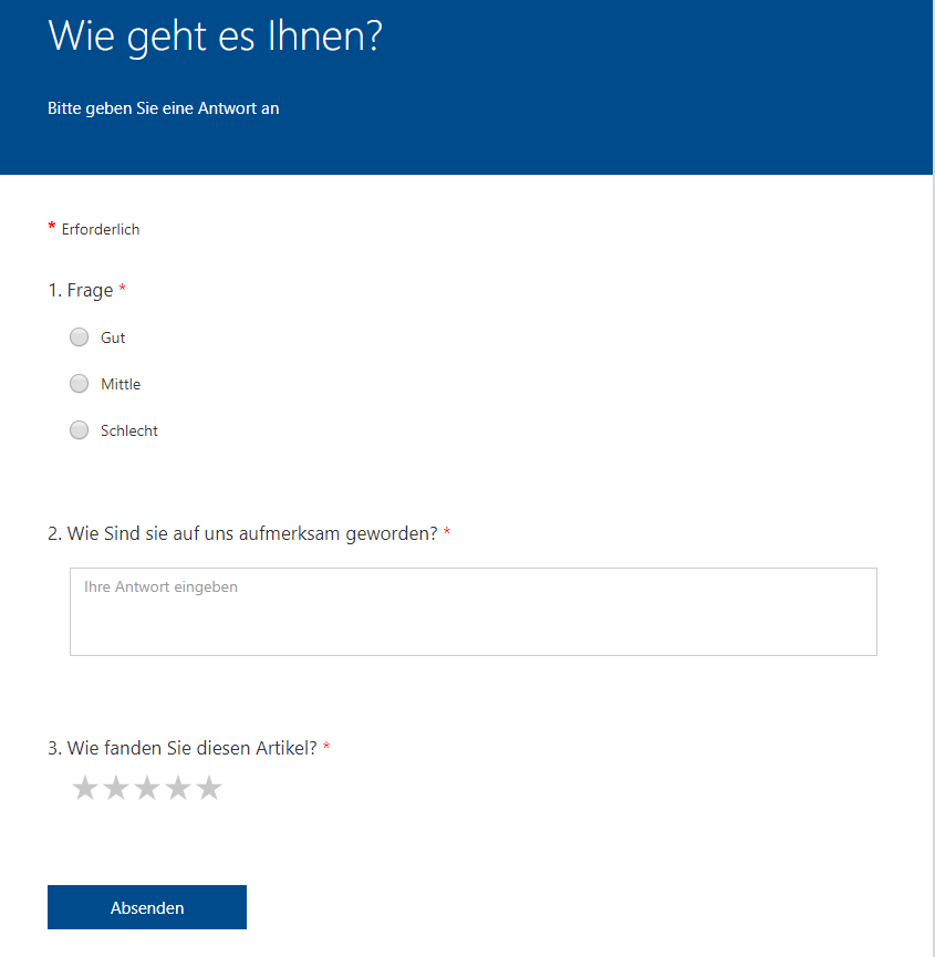 Microsoft Forms